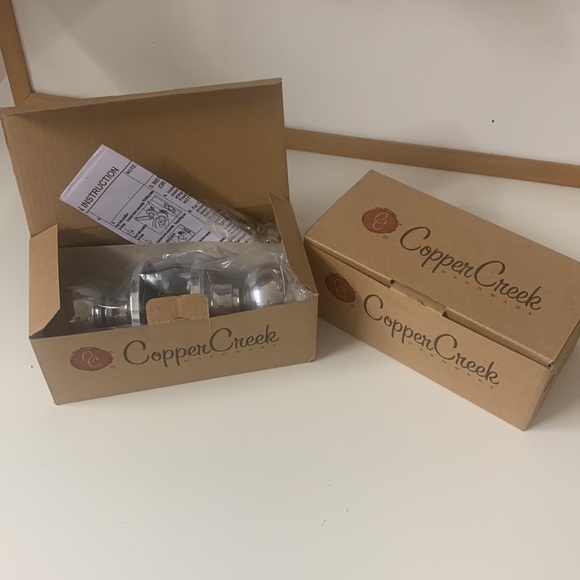 Copper Creek BK2020 PS Knob for Passage Hall or Closet Door Stainless Steel NEW - Picture 4 of 5